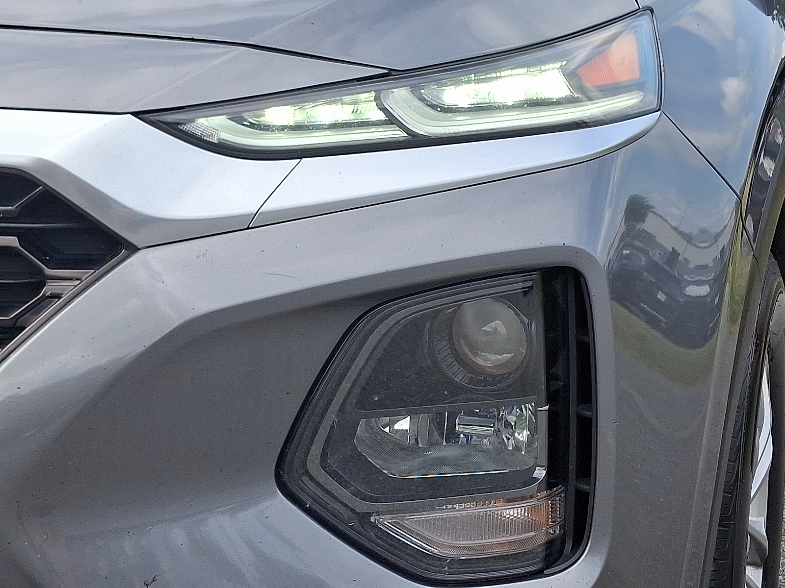 used 2019 Hyundai Santa Fe car, priced at $10,999